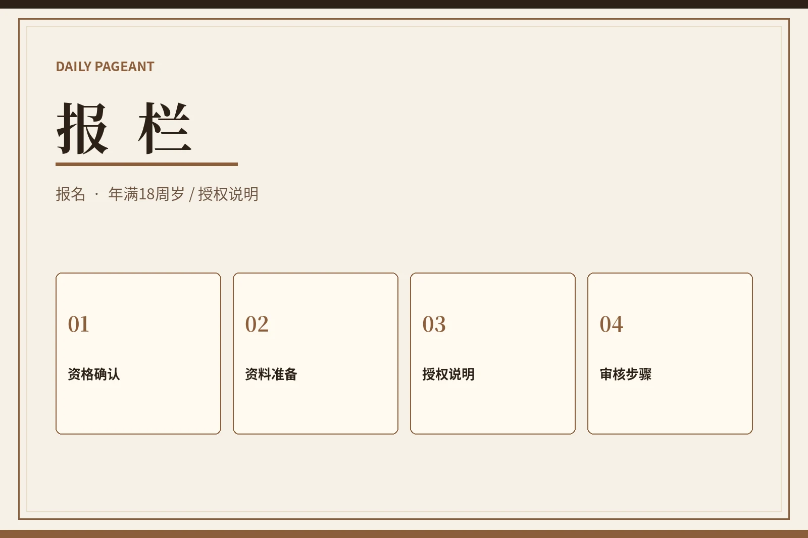 每日大赛报栏